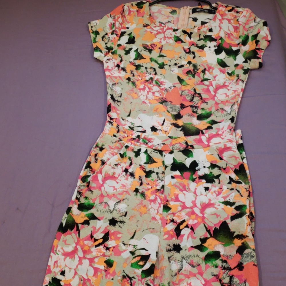 Misguided Floral Jumpsuit *Brand New*